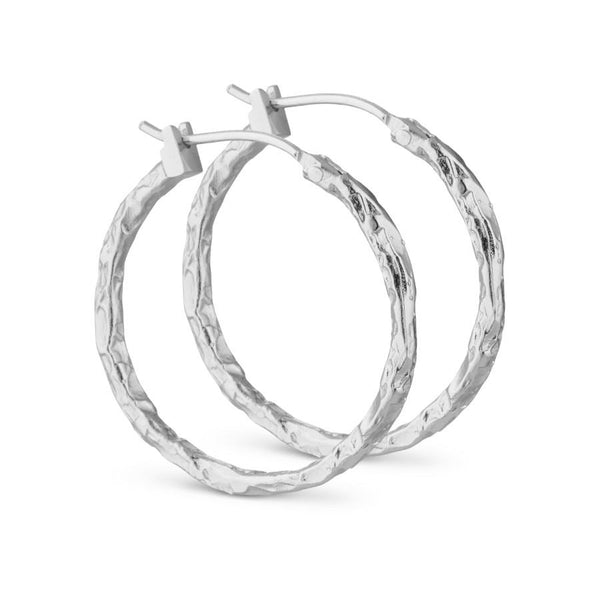 Creol Earring - Foil Look - Silver