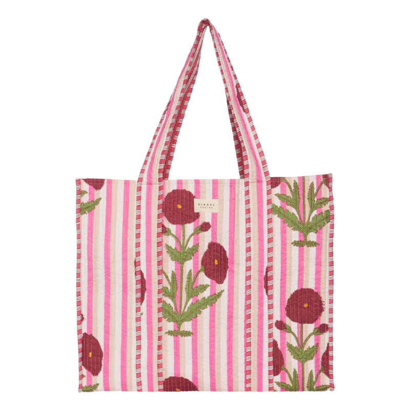 Pricilla Organic Cotton Bag - Poppy Rose