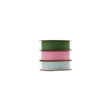 Bånd - Herringbone - Grøn/Pink/lyseblå
