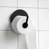 Toiletpapirholder, Text, Sort