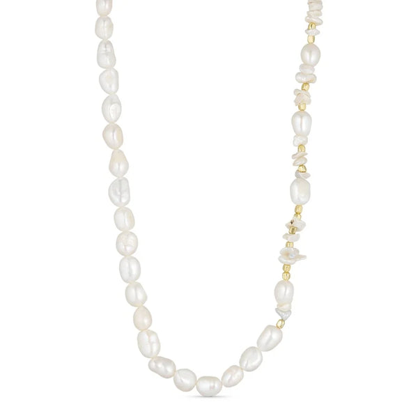 Pearl Shell - kæde med perler og skaller