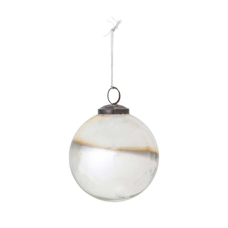 Mouna Ornament - Hvid - Glas