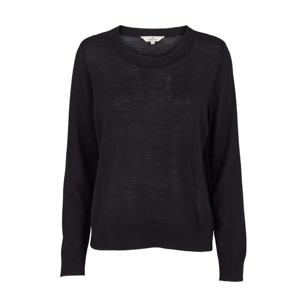 Basic Apparel Vera Sweater Black, sort dame uldtrøje