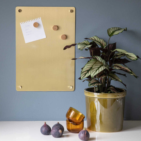 Tavle - Attract - Messing inkl. magneter