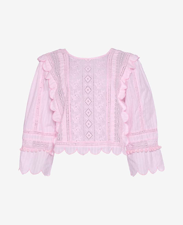 Miramar Cotton Top - Light Pink