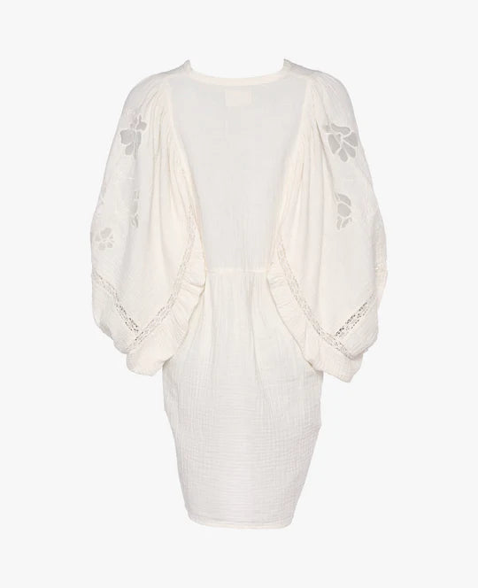 Miranda Organic Cotton Dress - Off White