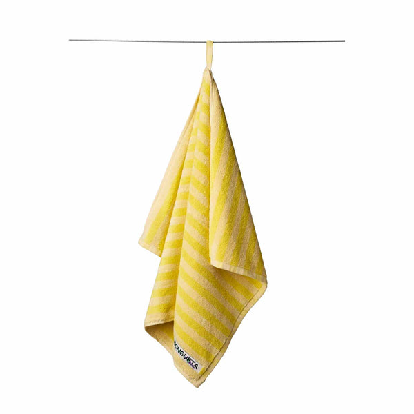 Bongusta Naram Håndklæde - Pristine & Neon Yellow