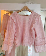 Miramar Cotton Top - Light Pink